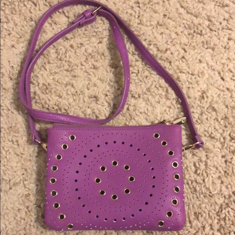 Purple crossbody